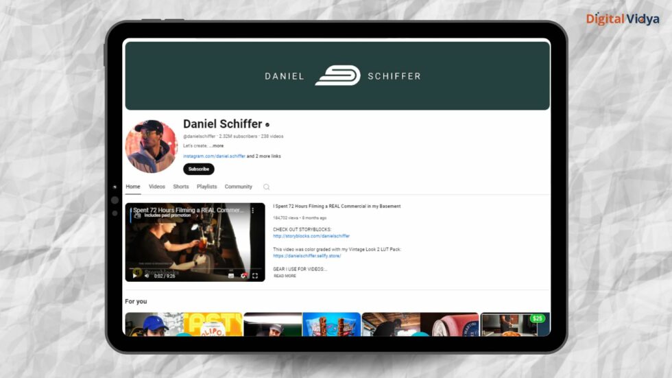 Daniel Schiffer Daniel schiffer dynamic visual storyteller