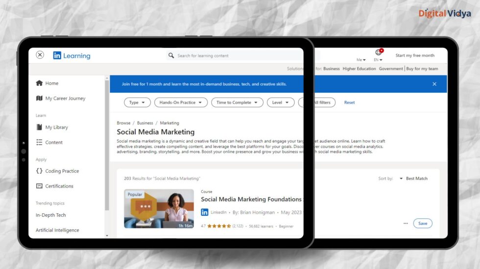 Linkedin Learning Linkedin learning social media marketing course