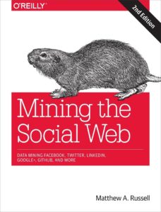 Top 12 Must Read Books For Data Scientists On Python Mining the social web book cover