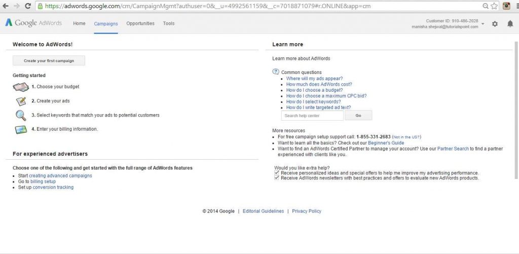 5-Step Google Adwords Tutorial To Be A Pro Search Marketer Google adwords tutorial