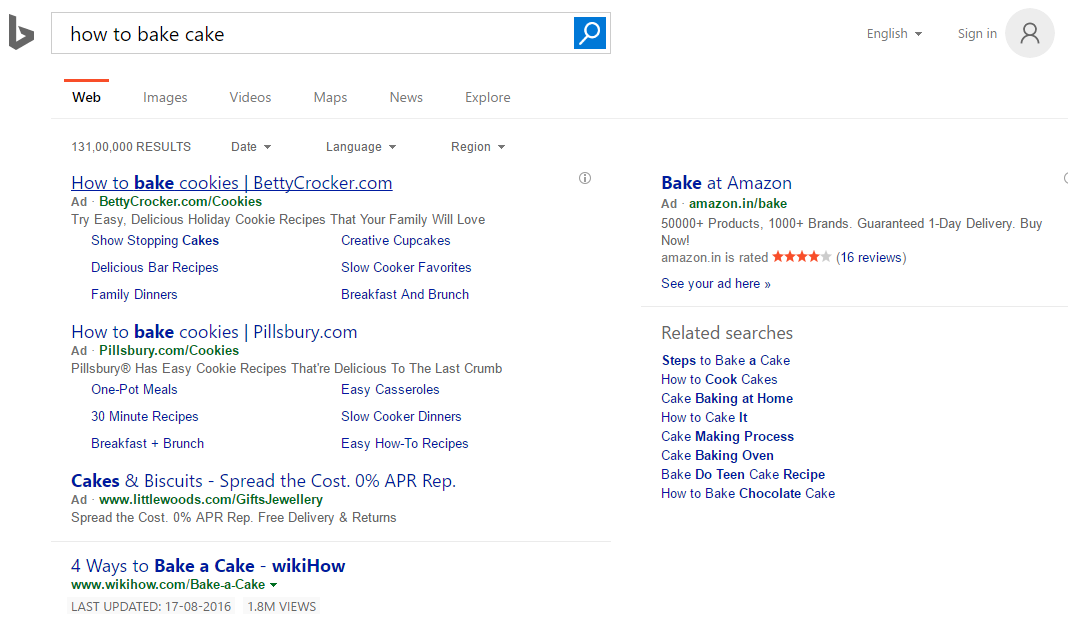 What Google Is Doing To Be A Search Giant? Bing-cake