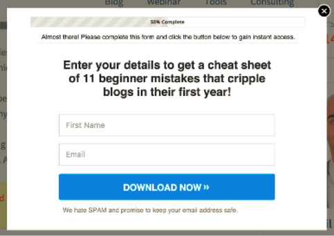 The 6 Things You Need To Do Every Month To Boost Your Conversion Rates Quick sprout cheat sheet pop up