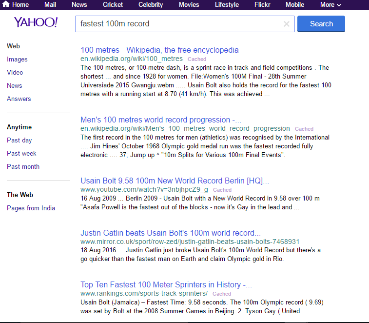 What Google Is Doing To Be A Search Giant? Yahoo-100