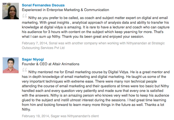 Interview With Nithyanandan Ramakrishna, Email Marketing Lead Trainer, Digital Vidya 5