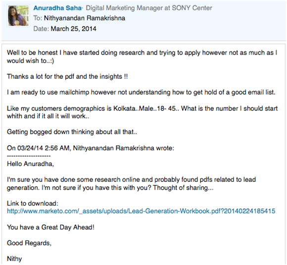 Interview With Nithyanandan Ramakrishna, Email Marketing Lead Trainer, Digital Vidya 6