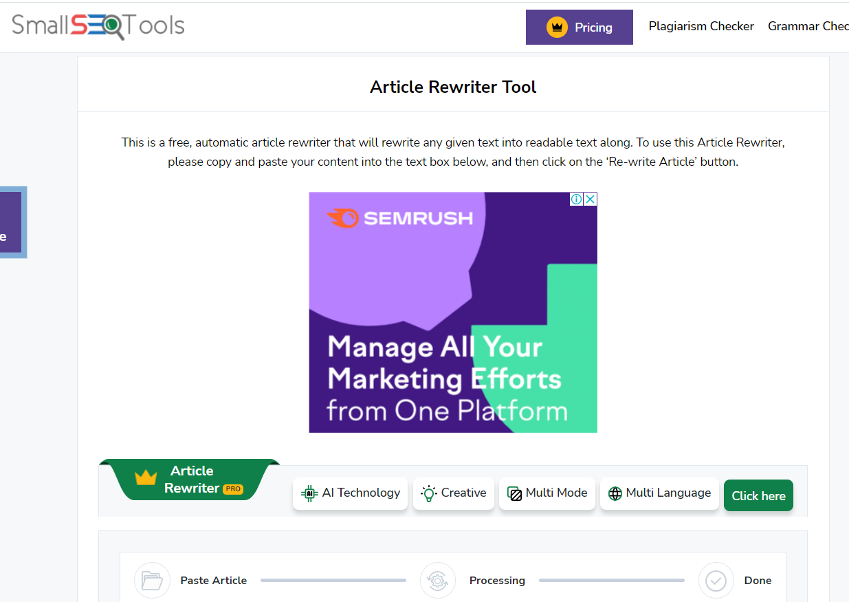 Best Small Seo Tools In 2026: A Complete Guide For Small Businesses Article rewriter tool