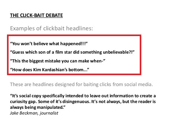 5 Clichés About Email Marketing You Should Avoid Clickbait debate