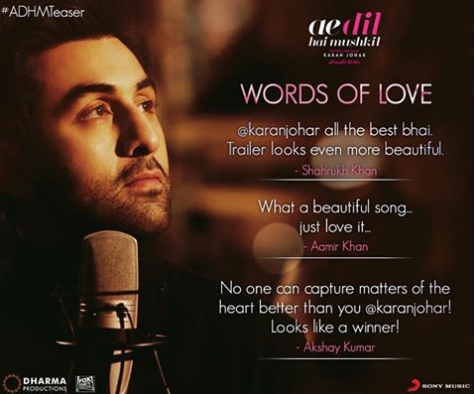 How Facebook Influences Movie Promotion And Its Success Ae dil hai mushkil_facebook advertising