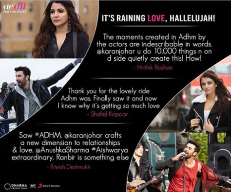 How Facebook Influences Movie Promotion And Its Success Ae dil hai mushkil_facebook advertising