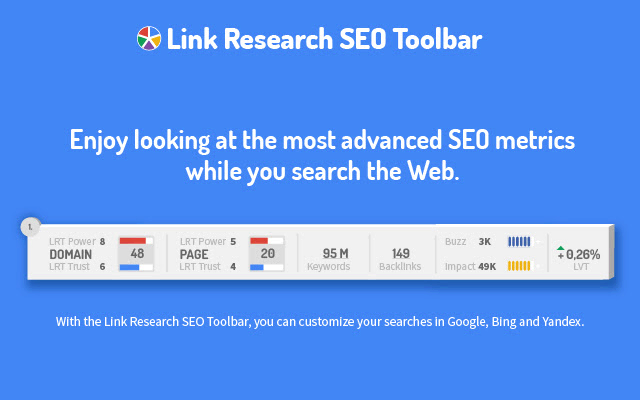 25 Best Google Chrome Extensions For Digital Marketers Link research seo toolbar