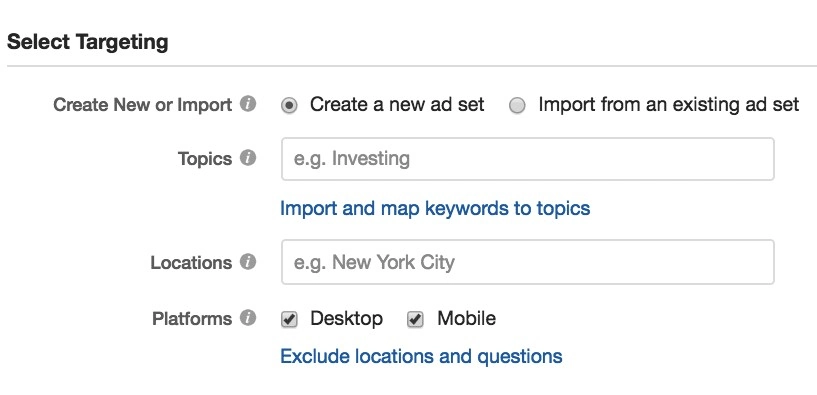 Ultimate Guide On Quora Ads In 12 Steps For Businesses Select targeting on quora ads