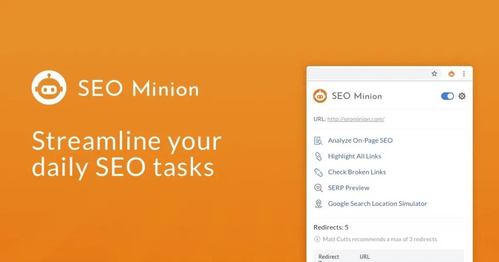 25 Best Google Chrome Extensions For Digital Marketers Seo minion