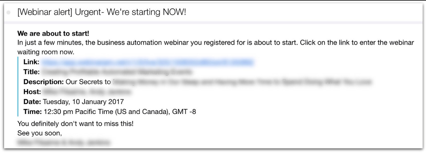 5 Clichés About Email Marketing You Should Avoid Webinar invite email