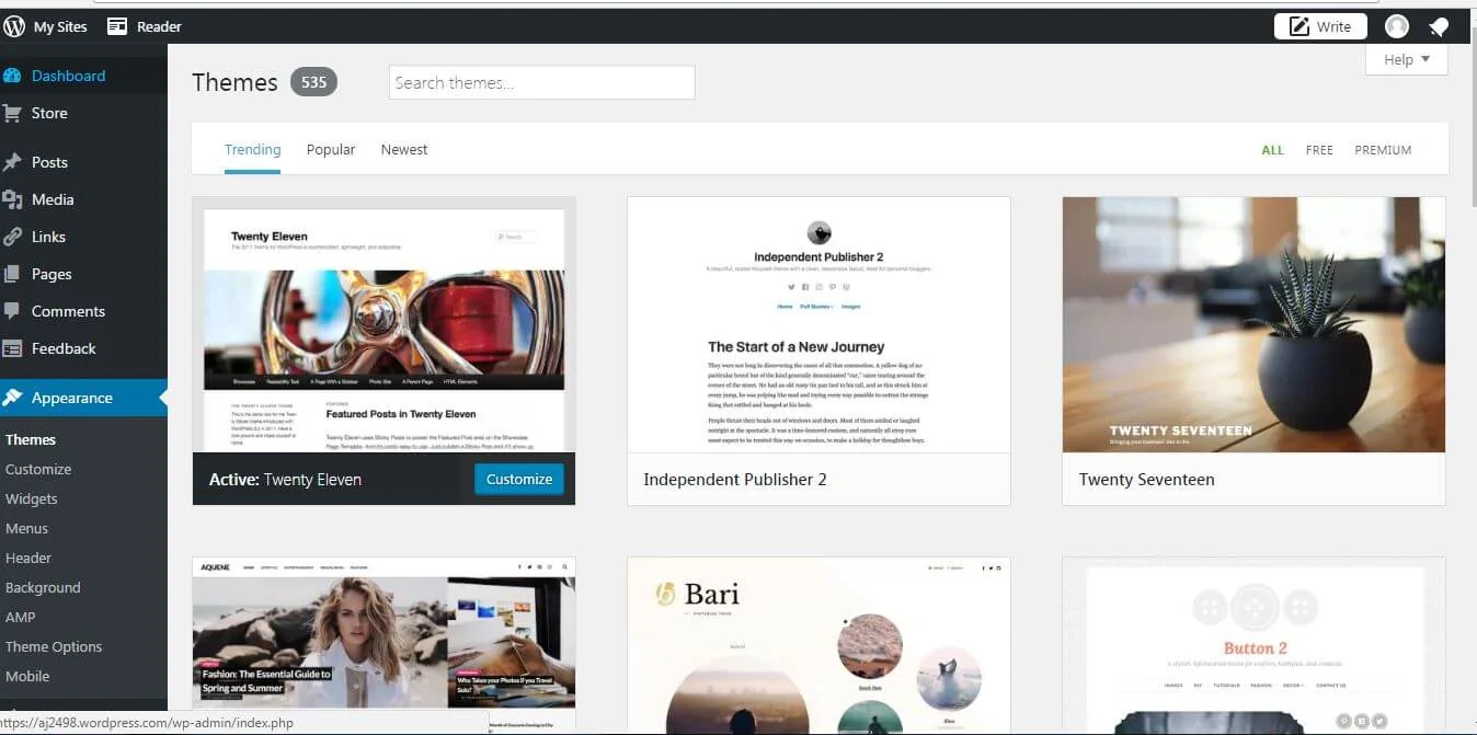 9 Tips To Promote Your Business Online - Digital Vidya Wordpress backend